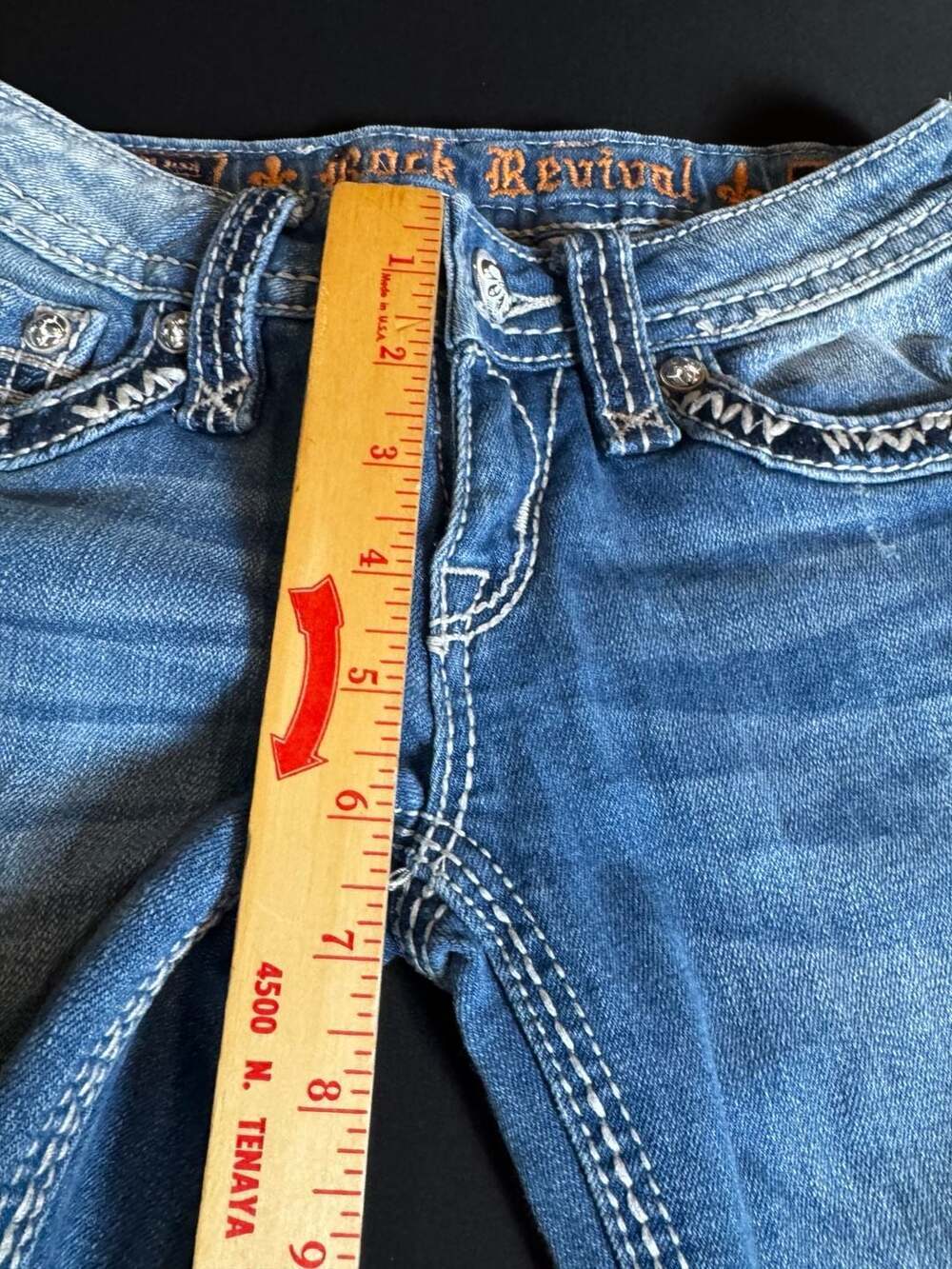 Vintage Rock Revival Abbie Bootcut Jeans Size 24 - Picture 5 of 8
